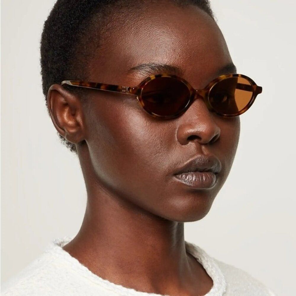 NEW Miu Miu MU04ZS 19P2Z1 REGARD Light Havana Brown  Unisex Sunglasses 0MU 04ZS - Picture 5 of 13